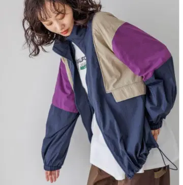 niko amd - 블로킹 샤카 블루종 프리 사이즈