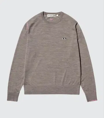 Anya Hindmarch UNIQLO 브라운 메리노 스웨터