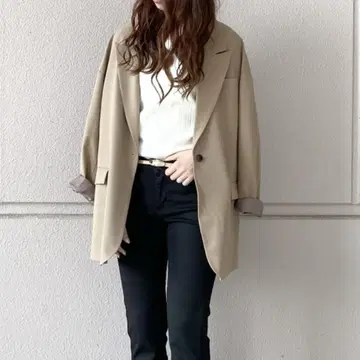 RAG MACHINE 자켓 베이지 가을 봄 긴팔