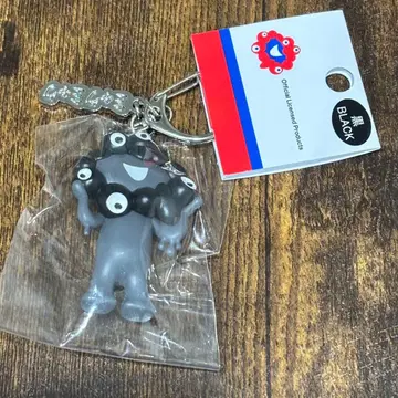 오사카 간사이 만박 만박 블랙 미야쿠미야쿠 PVC 입체 키링 미야쿠미야쿠