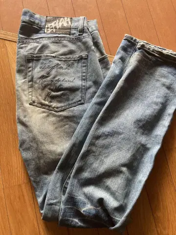 LEFLAH 데미지 데님 XXL