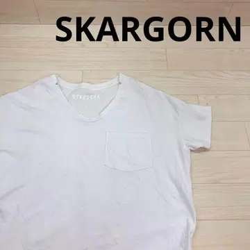 SKARGORN 스컬고른 반팔 포켓 와이드 T셔츠 미사용품