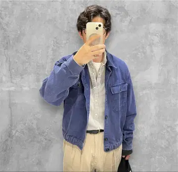 유로 빈티지 유로 워크 자켓 짧은 기장 A51