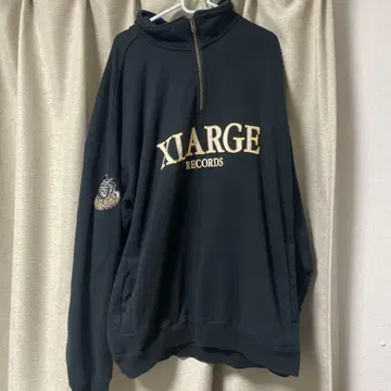 XLARGE 집업 트레이닝복 블랙