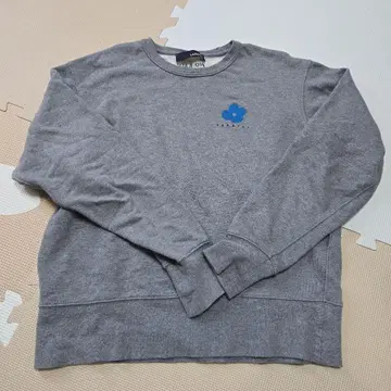 LARDINI 그레이 꽃 자수 맨투맨