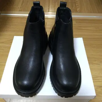 신발장 경량 통굽 사이드 고어 숏부츠