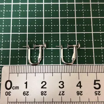 K14WG 귀찌 금장 장식 나사 스프링식