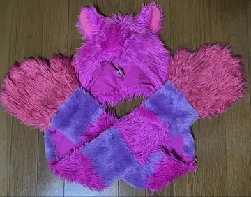 체셔 고양이 머플러 캡
