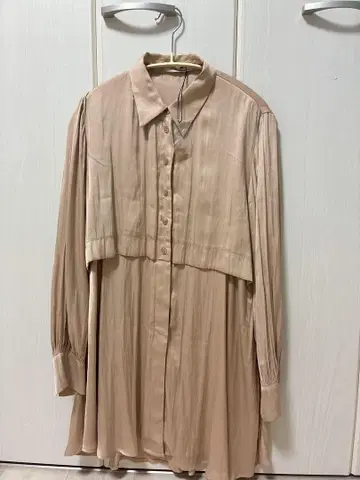 코코딜 새틴 미니 원피스 미사용 새상품