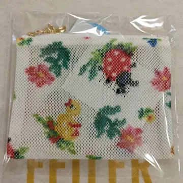 페이러 하이디 메쉬 파우치 화이트 미니