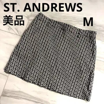 ST. ANDREWS 가을/겨울 올 패턴 골프 스커트 M