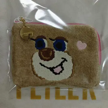 페이러 도업 테디걸 파우치 L자 미사용 새상품