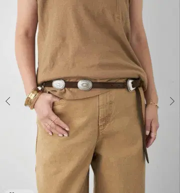 PUNTOVITA/푸인트비타 CONCHO BELT 두즈 네이비 콘초