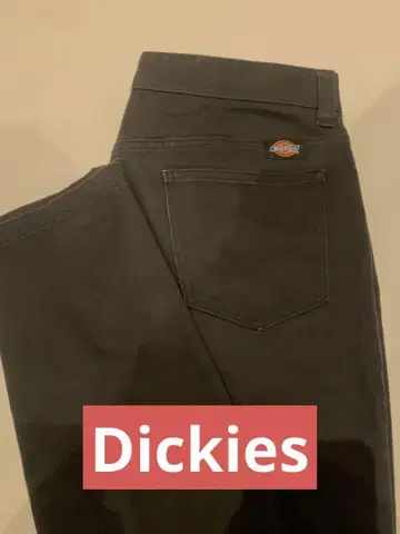 [ 정품 ] Dickies 블랙 치노 팬츠 슬림핏
