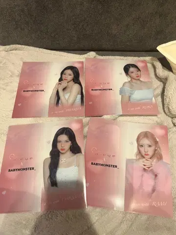 BABYMONSTER. 클리어 파일 4장 세트