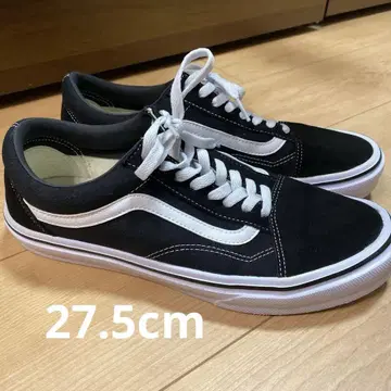 [컨디션 최상] Vans 블랙 화이트 올드스쿨 스니커즈 27.5