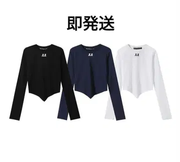 Rest & Recreation 티셔츠 뾰족한 타입 긴팔 블랙