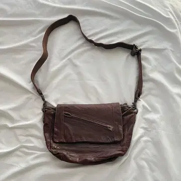 90s 빈티지 레더 숄더백 그랑주