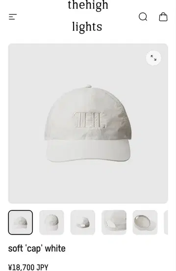 thehighlights 'cap' low white
