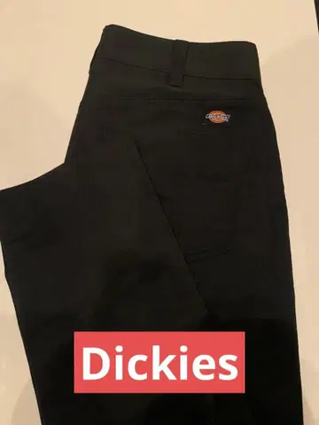 [ 정품 ] Dickies 블랙 치노 팬츠 스트레이트