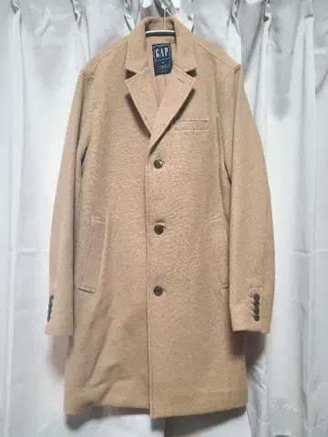 GAP 베이지 체스터 코트 M