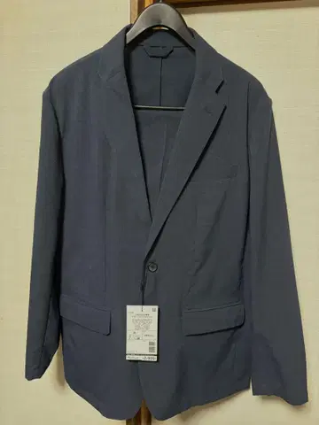 워크맨 썸머 정장 자켓 3L MIX 네이비 셋업 미사용