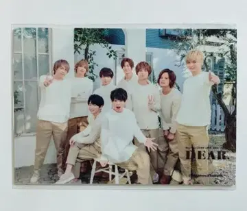 DEAR. 그룹 사진 클리어 파일 A4 사이즈