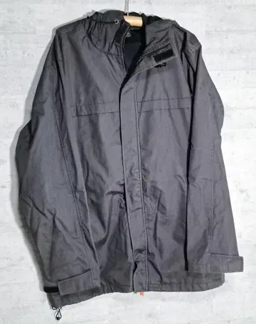 NEYRIES WEAR 후드 부착 나일론 자켓 L 사이즈 블랙 컬러