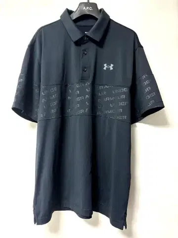 새상품급 UNDER ARMOUR 언더아머 피케 셔츠 XL 블랙