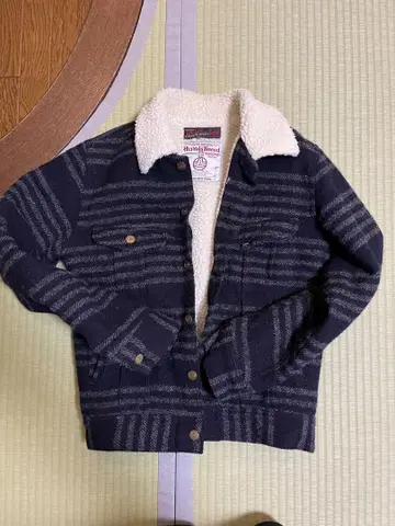 Lee Harris Tweed 보아 자켓 네이비