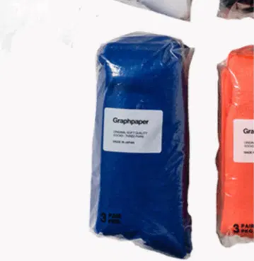 Graphpaper 3-Pack Socks 그라프 페이퍼 파랑 2족 세트