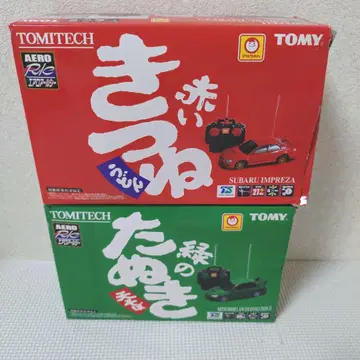 TOMYTEC 미니 사륜구동 아카이키츠네 미도리노타누키