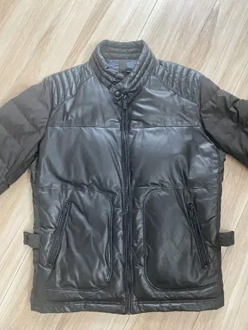 [일본 미상륙 브랜드] Massimo Dutti 남성용 가죽 라이트 다운