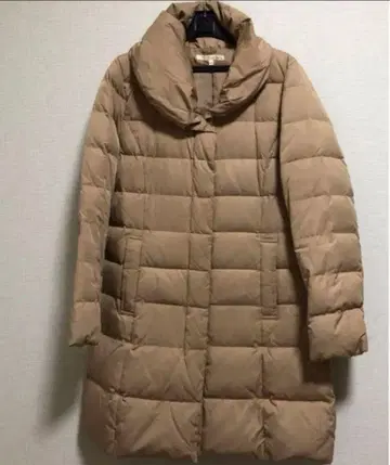 [ 새상품급 ] 롱 베이지 다운 90% 페더 10%