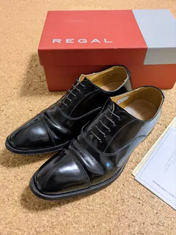 REGAL 811R ALT 스트레이트 팁 블랙 24.5cm