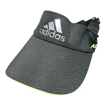 adidas 골프 썬바이저 블랙/라임