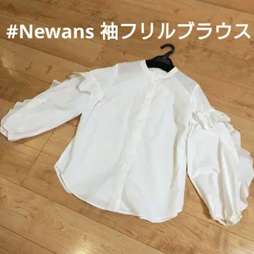 #Newans 프릴 소매 블라우스 사이즈 1