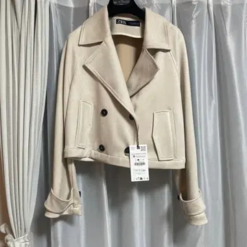 자켓 베이지 크롭