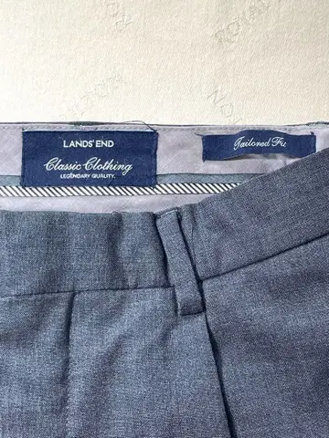 Lands' End 그레이 슬랙스 테일러드 핏