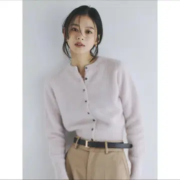 아뉴앙스 라쿤 폭스 숏 가디건