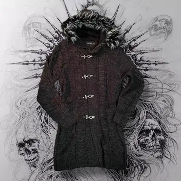 in the attic Dark Academia Knit Hood