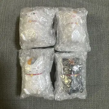 나츠메 우인장 냥코 선생님 미니 피규어 냥코 선생님과 블랙 냥코