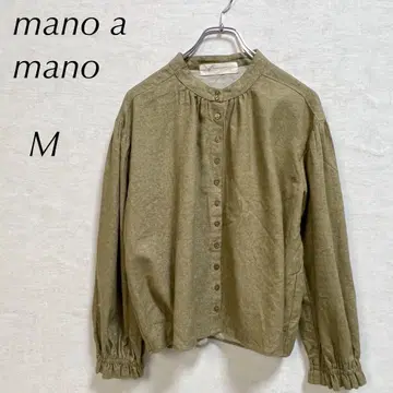 mano a mano 튜닉 ( M ) 티셔츠 면 100% 내추럴