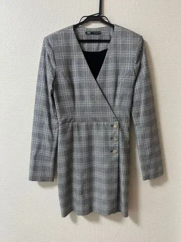 ZARA 체크 무늬 원피스