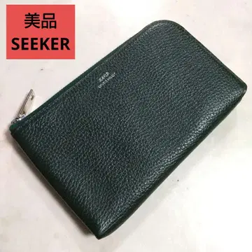 새상품급 SEEKER 시커 L자 지퍼 지갑 그린