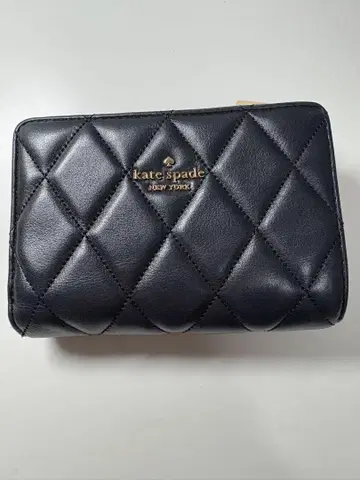 kate spade 블랙 이단 접이식 지갑