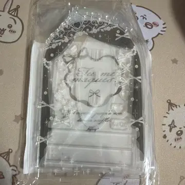 후쿠야 발레코어 캐릭터 복상 아크릴 프레임 실버 블랙 fukuya