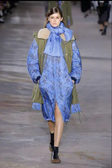 3.1 Phillip Lim 필립림 실크 패딩 코트 충전솜