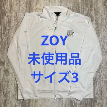 ZOY 골프웨어 풀 집업 메쉬 자켓 사이즈 3 화이트