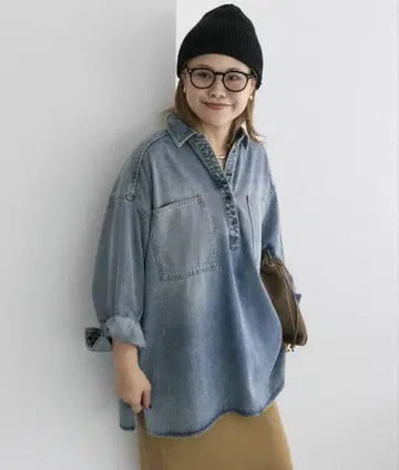 퓨어세신 빈티지 데님 튜닉